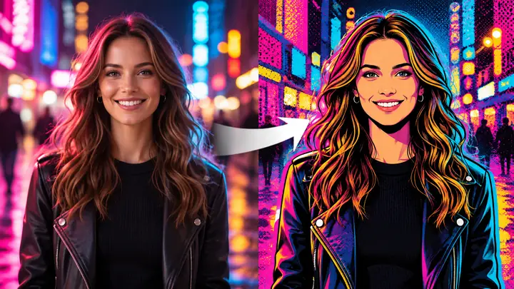 AI portrait art generator artwork