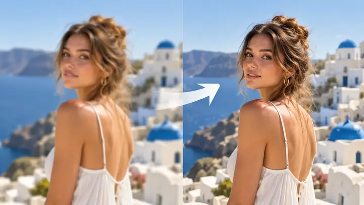 Photo enhancement and upscaling tool